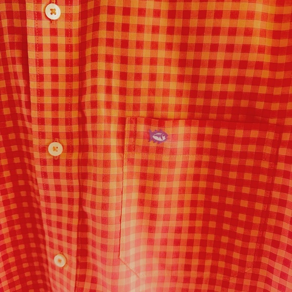 Southern Tide. Turnberry Plaid Intercoastal Long Sleeve Sport Shirt - Picture 2 of 3